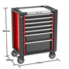 Ningbo kinbox 7 laden 157 PCS EVA Tray Tool Cabinet met gereedschap voor automatische reparatie