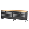 96 inch aangepaste zware trolley met werkblad