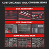 Heavy Duty Classic 7 Lade Tool Cabinet met 229 pcs tools