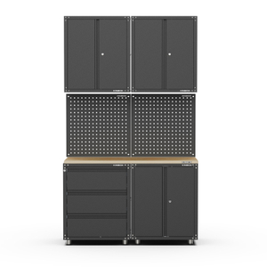 7-delige gereedschapskist-opbergkast van koudgewalst plaatstaal