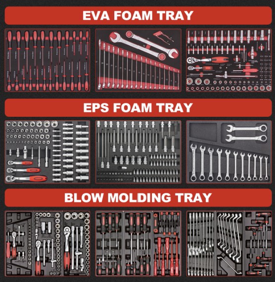 Aangepaste KINBOX gereedschapskast met 7 laden