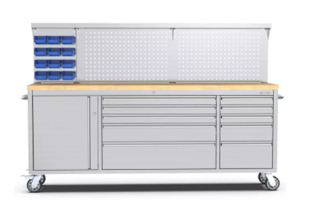 Groothandel 84 inch zware trolley met werkblad