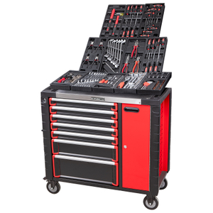 Kinbox 138 -stuk BMC Tray Professional Handcart Duurzaam Multifunctioneel verbeterde metalen paneel Ondersteuning CustomizationTool Kit