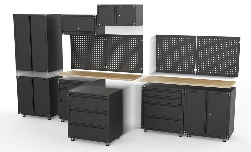 Topkenmerken van hoogwaardige stalen garage-opbergkasten