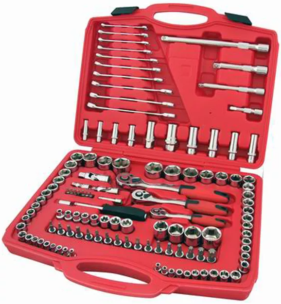 120pcs handgereedschap kit socket sleutel complete gereedschapskist