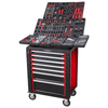 Kinbox 248 -stuk BMC Tray Professional Handcart Duurzame multifunctionele gereedschapskit ondersteunt aanpassing