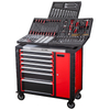 Kinbox 232 stuks EPS Tray Professional Handcart, Duurzaam en multifunctioneel gereedschap, met vergrote en verbreed grootte