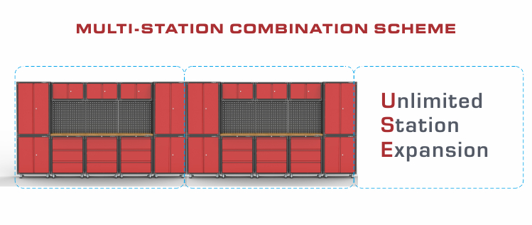 14 stuks de beste populaire garage werkbank en opslag